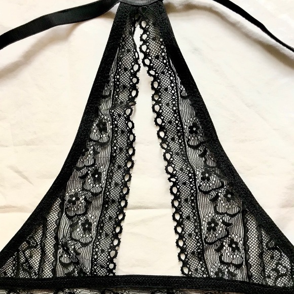 N/A - Sold! | GAP T-Shirt BRA ~Front Close LACE Back 34A~Blk~NEW - Picture 3 of 5